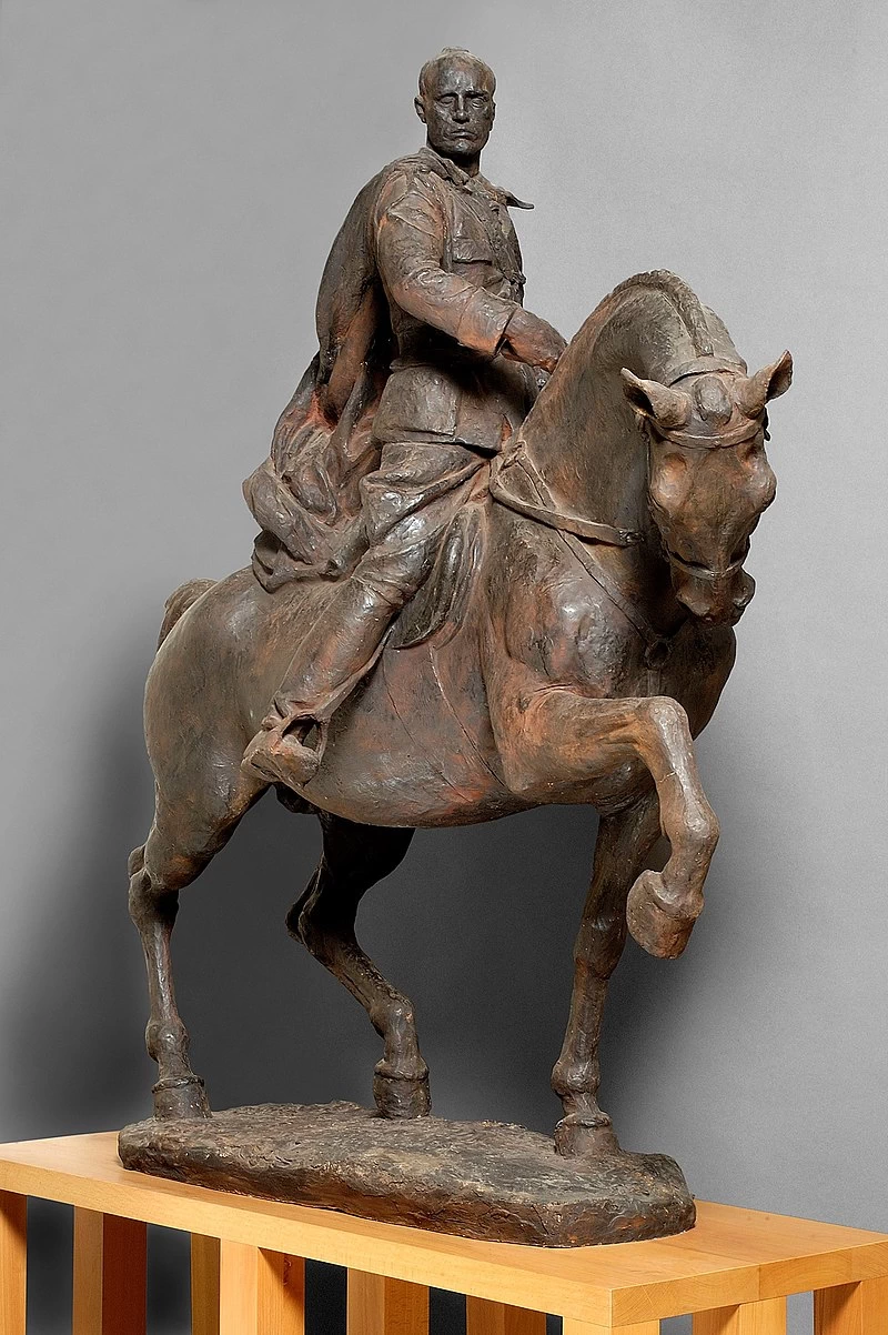 Modello per il Monumento equestre a Benito Mussolini per il Littoriale di Bologna, 1929 - Museo Civico di Modena
